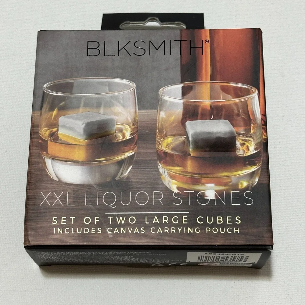 BLKSMITH‎ Liquor Stones Whiskey Rocks Keep Your Drink Cold Longer Than Ice XXL